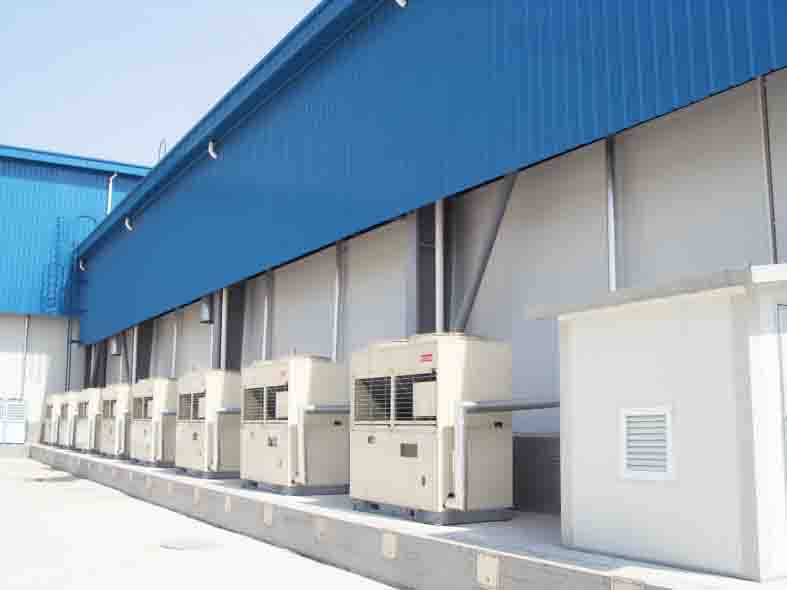 為榮慶物流建造20000立方低溫冷庫(kù)工程